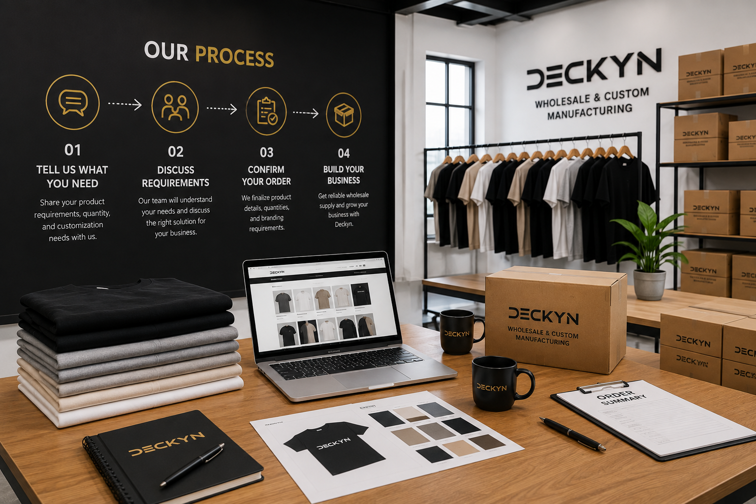 Deckyn wholesale process